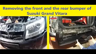 How to Remove the front and the Rear Bumper of Suzuki Grand Vitara