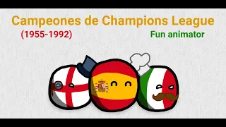 Campeones de la UEFA Champions League (1955-1992) - Parte 1 - Fun animator