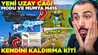 YENİ MUMYA M416 😱 UZAY MODU, JETPACK, 120 FPS VE KENDİNİ KALDIRMA KİTİ EFSANE | PUBG MOBILE