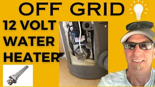 Best Install 12v DC Off grid hot water heater in Van or RV Solar Compatible! DYI! Convert RV to 12V