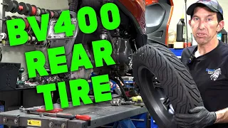 How to Change the Rear Tire on a Piaggio BV400