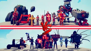 GIANT MEDIEVAL TEAM vs GIANT SPOOKY TEAM - Totally Accurate Battle Simulator | TABS