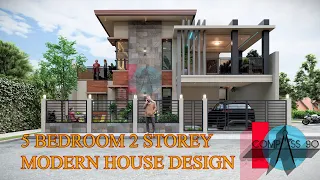 5 BEDROOM 2 STOREY MODERN HOUSE DESIGN