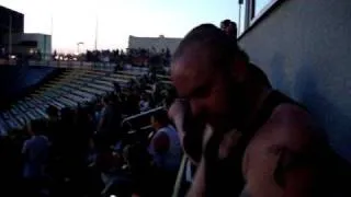 Drunk Crazy guy from Iowa at Rock on the range  2010