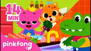 [ALL] Kumpulan Lagu Gaya Hidup Sehat | Lagu Anak pendidikan | Pinkfong & Baby Shark