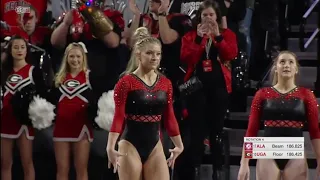 [HD 60fps] Rachel Dickson Floor 2019 Georgia vs Alabama 9.925