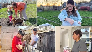 Rețetă SUPĂ cu Smântână/ Facem gard, punem semințe în pământ/ vlog la Țară 🌽