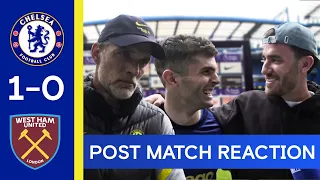 Tuchel & Pulisic React to Big Win ft. Chilwell! | Chelsea 1-0 West Ham | Post Match Reaction