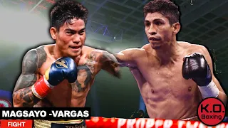 MARK MAGSAYO vs REY VARGAS | Malabo nga ba manalo ang ating pambato???