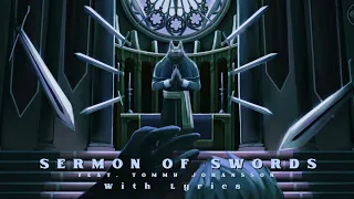 POWERWOLF feat. Tommy Johansson - Sermon of Swords - With Lyrics