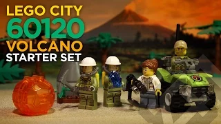 LEGO City 60120 - Volcano Starter Set (2016) - Stop Motion Build