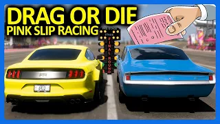 Forza Horizon 5 : The ULTIMATE Pink Slip Drag Car Challenge!!