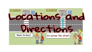 Asking for and Giving Direction | Vocabulary |Phrases | Expressions #ESLStudents