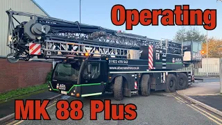 Operating a Mobile Tower Crane - Liebherr MK 88 Plus