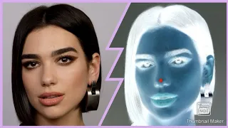 See Dua Lipa on your wall (red dot Optical illusion)