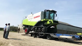 Claas 580 terra track on the farm!!