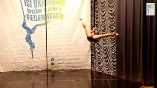 Всеукраинский чемпионат Лучшая Школа Украины Pole dance 2015" Гарагуц Лариса