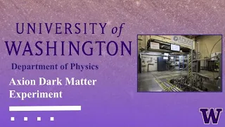 Axion Dark Matter Experiment