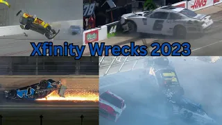 Nascar Xfinity Wrecks 2023