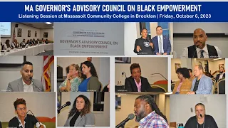 MCTV Boston MA GOVERNOR'S ADVISORY COUNCIL ON BLACK EMPOWERMENT LISTENING SESSION IN BROCKTON