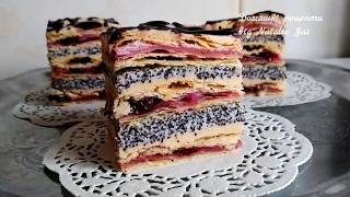 ❄ ПЛЯЦОК "ЗИМОВА ВИШНЯ" ❄ | ТОРТ "ЗИМНЯЯ ВИШНЯ" Торт с вишней 🍒  Cherry cake Cake recipes