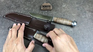 Нож "European Hunter" 420C Наборная Кожа FOX Knives 610/13R
