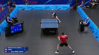 L'incroyable point de Félix LEBRUN aux Jeux Européens de tennis de table