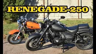 Дорожный мотоцикл SkyBike RENEGADE 250  Детальный осмотр.