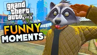 GTA 5 Funny Moments - Rocket Bike Jump, Bunker Tour, Mobile Command Center! (GTA 5 Funny Moments)