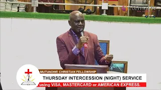 MCF: Thursday Intercession (Night) Service With Pastor Tom Mugerwa 21-April-2022