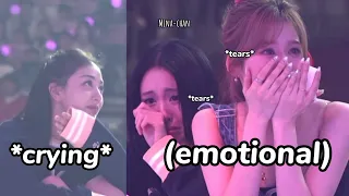 the reason why twice getting *emotional* especially sana after once did this... 🥺