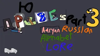 Yu part 3 Russian alphabet lore written