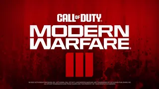 First  Official Call of Duty  Modern Warfare III gameplay 4k60fps