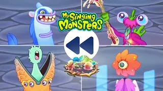 Ethereal Workshop - Original VS Reversed Version | My Singing Monsters (Sound and Animation)