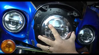 How to install LED Daymaker Headlight on Kawasaki Vaquero or Voyager 1700