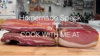 Homemade Speck - Tyrolean Bacon - COOK WITH ME.AT