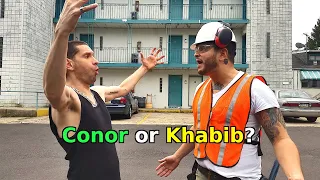 Italian Joey Interviews Pros Pick - Conor McGregor vs Khabib Nurmagomedov UFC 229 MMA 🥋