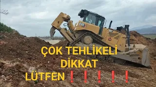 Cat Dozer, yol yapımında çalışıyor, Part4 #bulldozer #dozer #işmakinaları