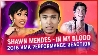 SHAWN MENDES - IN MY BLOOD (2018 VMA PERFORMANCE) REACTION // RWRG