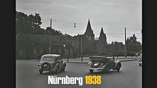 Nürnberg 1938 - Autofahrt - Autobahn - Nuremberg - car ride