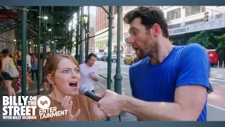 BILLY ON THE STREET with EMMA STONE!!!