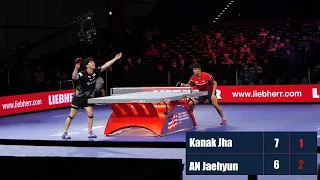 An Jae-hyun vs Kanak Jha | 2021 World Table Tennis Championships Finals | MS | Full Match | R128