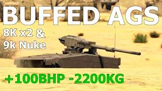 One HUGE Buff - AGS [8k x2, 9k + Nuke ]| Drone Age Warthunder