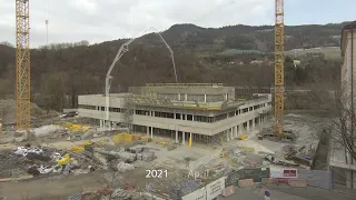 Zeitraffer Webcam Neubau des Studienzentrum der Montanuniversität Leoben