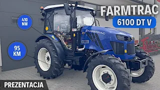 FARMTRAC 6100 DT V - prosty ciągnik o mocy około 100 KM | Prezentacja / test ciągnika