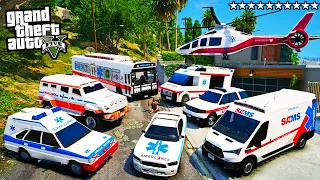 Stealing SECRET MEDICAL VEHICLES with Franklin GTA 5 RP!