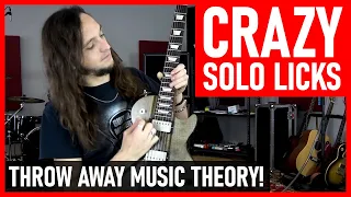 CRAZY Guitar Solo Licks (Throw Music Theory Away!)