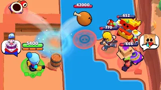 100% SATISFYING! TRAP TROLLING NOOB TEAM BUSTER 😂 Brawl Stars Funny Moments & Fails & Wins ep.943