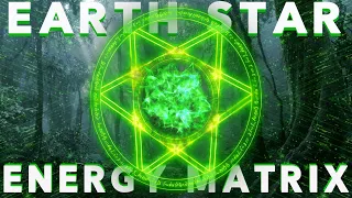 Earth Star Chakra energy matrix ground, balance, release fear meditation music