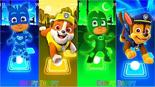 PAW Patrol 🆚 PJ Masks - CatBoy 🆚 Rubble 🆚 Gekko 🆚 Chase 🎶 Tiles Hop EDM Rush